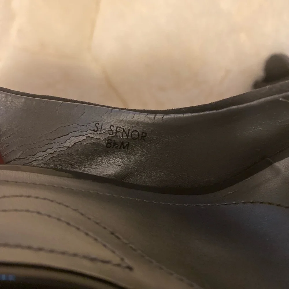 TAHARI Si Senor Elephant Grey Slingback Pumps - Picture 11 of 12